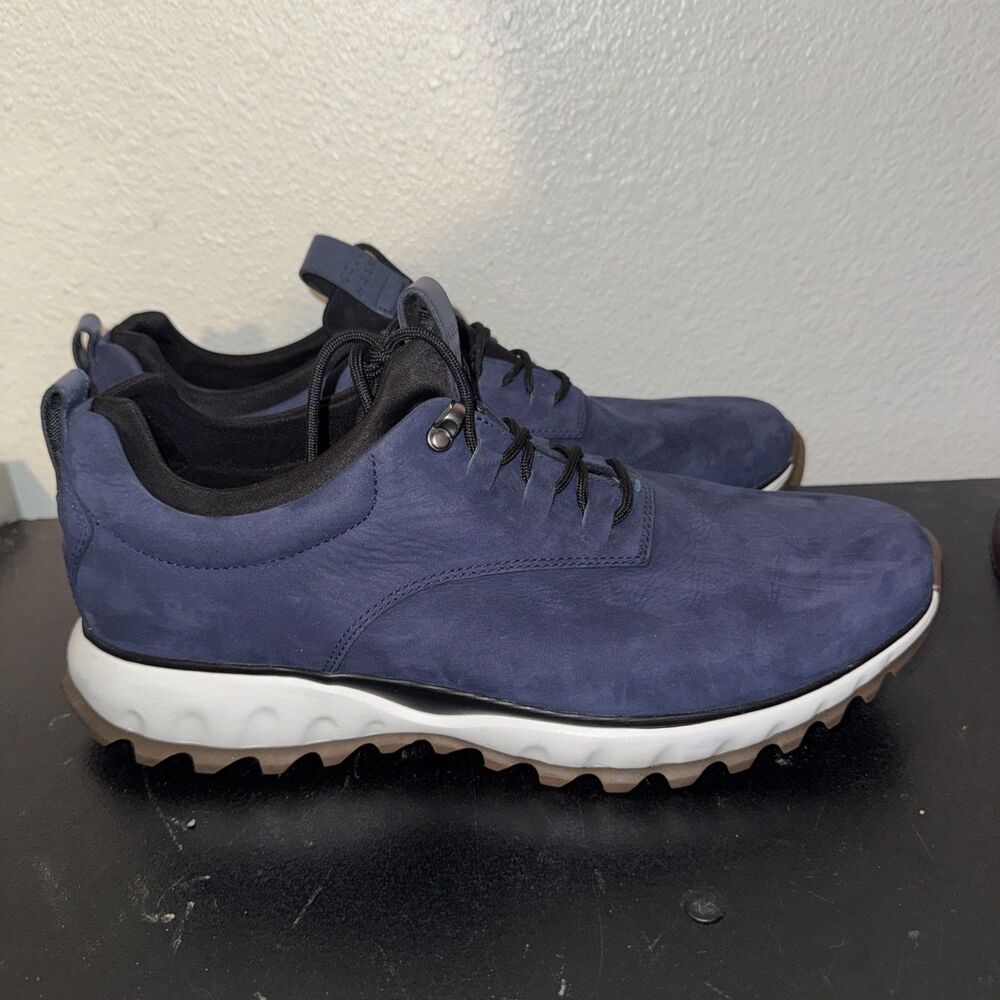 Cole Haan GrandExplore Mens 10 M Blue Nubuck Sneakers C27679 Excellent